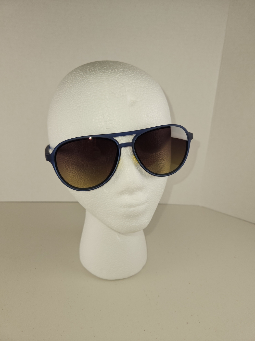 Goodr New Unisex  Dark Blue And Yellow Aviator Sunglasses  Polarized Lenses